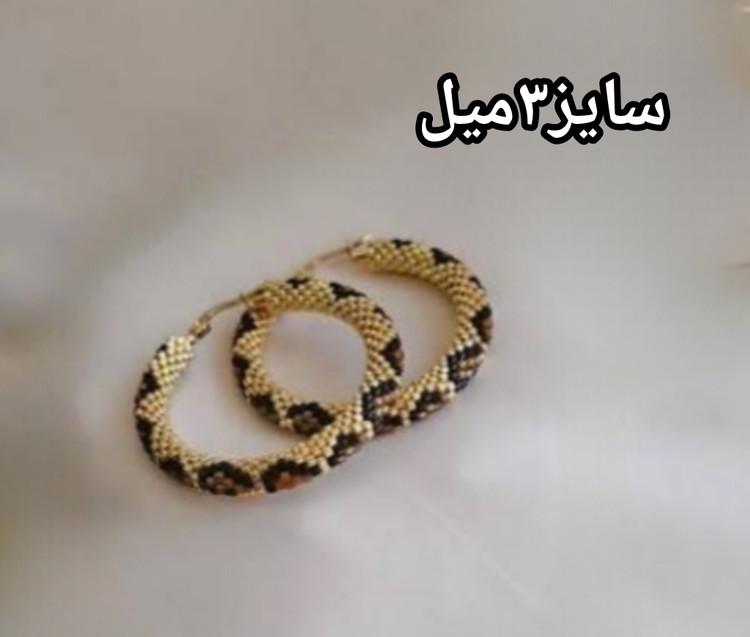 گوشواره پلنگی حلقه ای میوکی